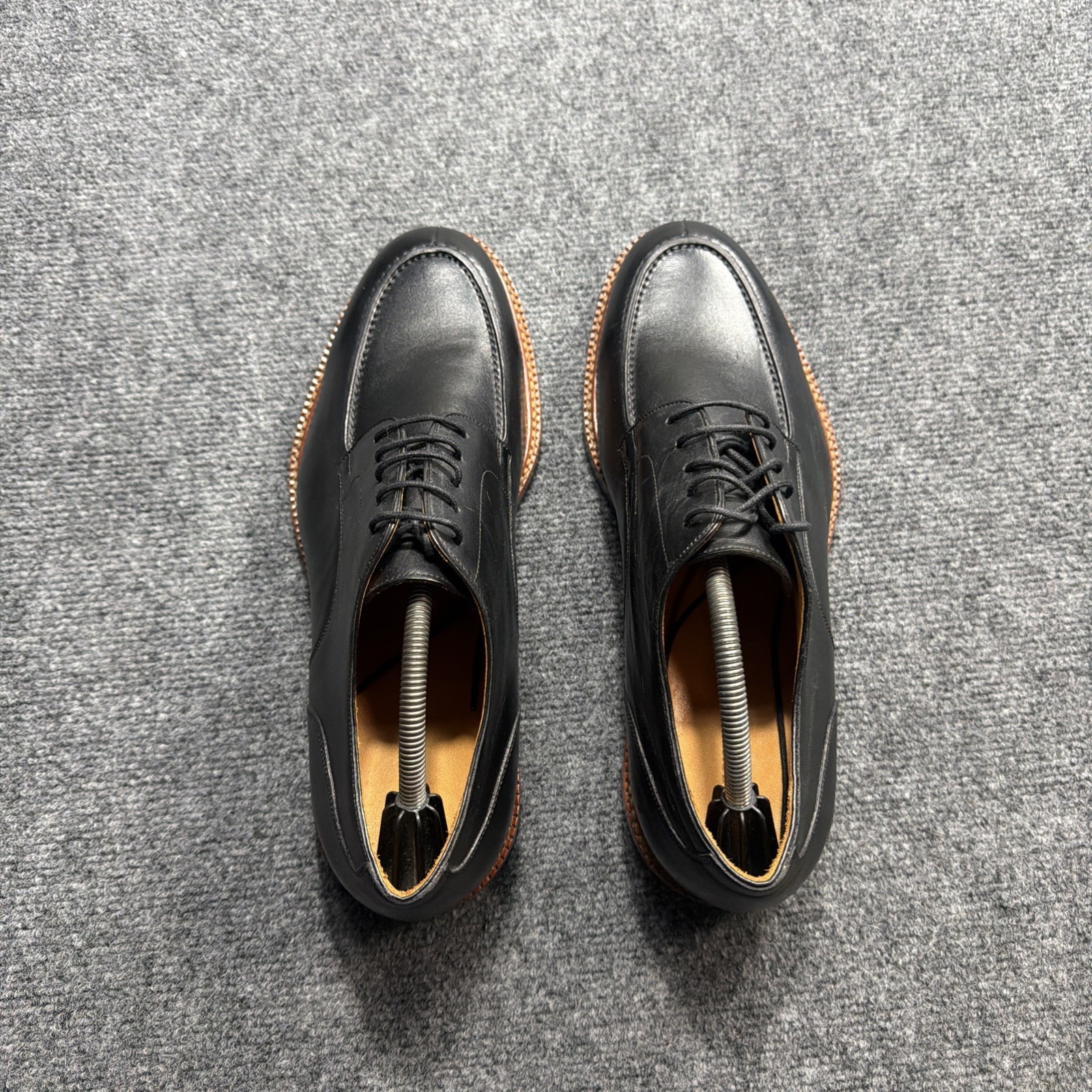 Beckett Simonon Mens 11 Split Toe Derby Oxford Dress Shoes Black Leather New!! — image 8 of 8